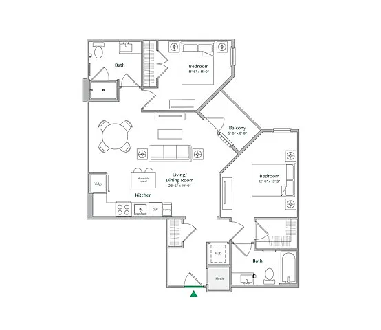 Floor plan B7