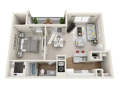Floor plan A1 Modern