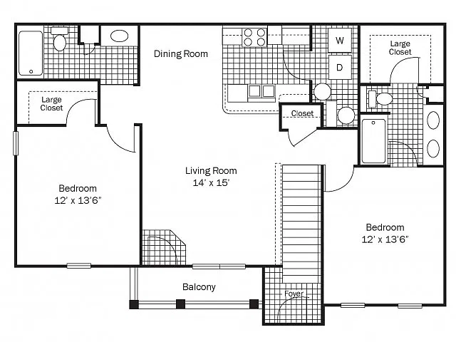 Floor plan Wolcott