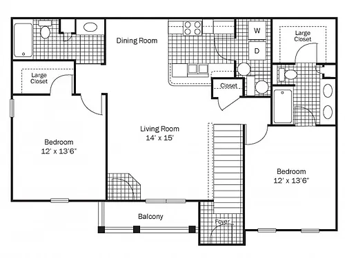 Floor plan Wolcott
