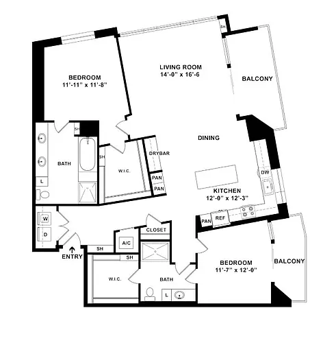 Floor plan B13