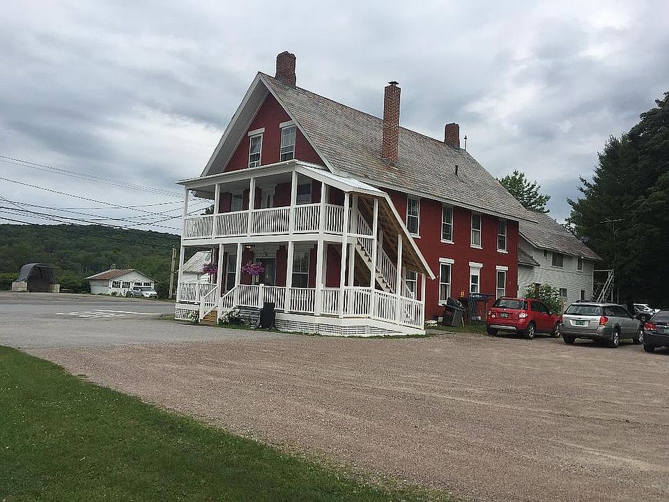 Parking lot and building