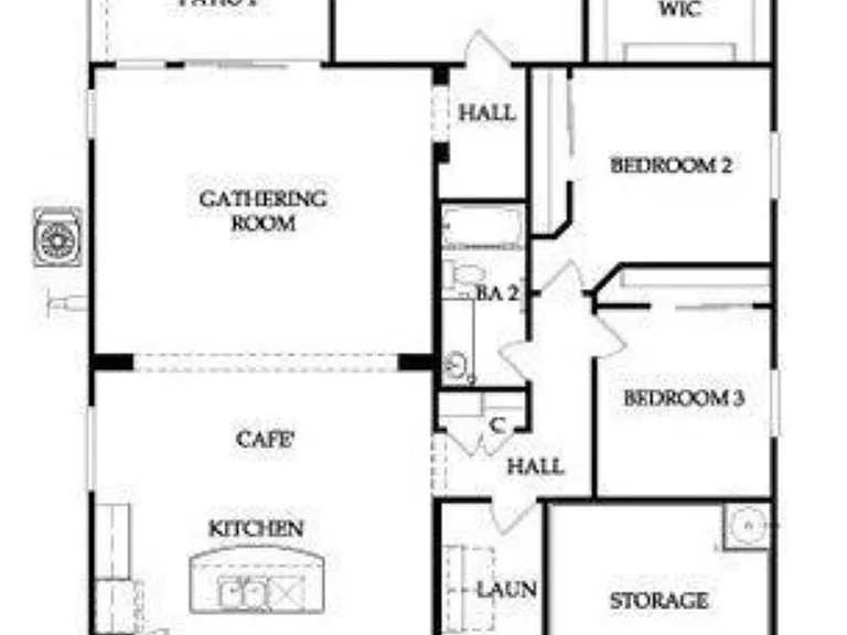 Floor plan in reverse (flip)