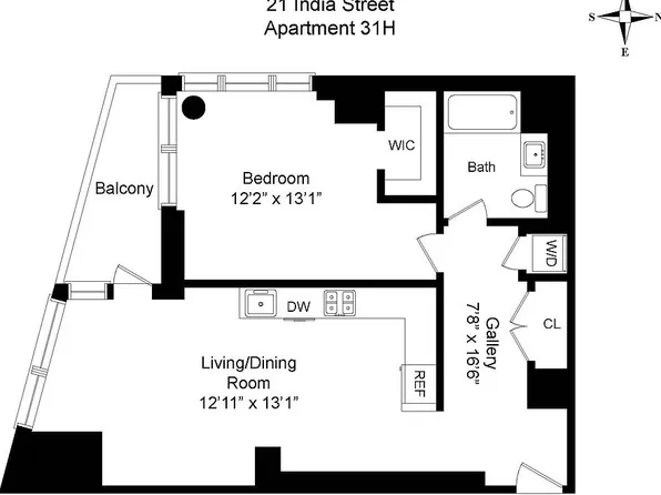 21 India St #31H, Brooklyn, NY 11222