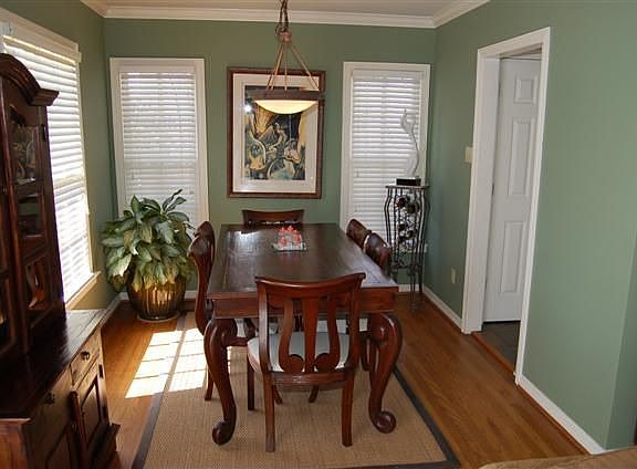 DINING ROOM WITH HARDWOOD FLOORS