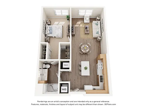 Floor plan 1B