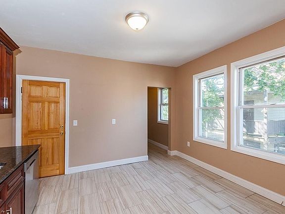 Another angle view of the kitchen space