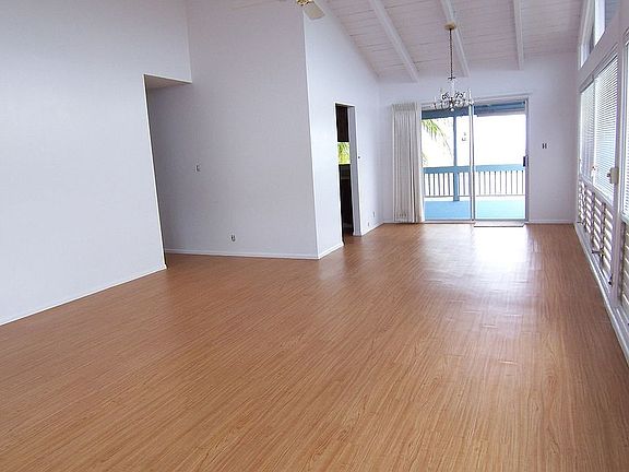 Living room and dining room