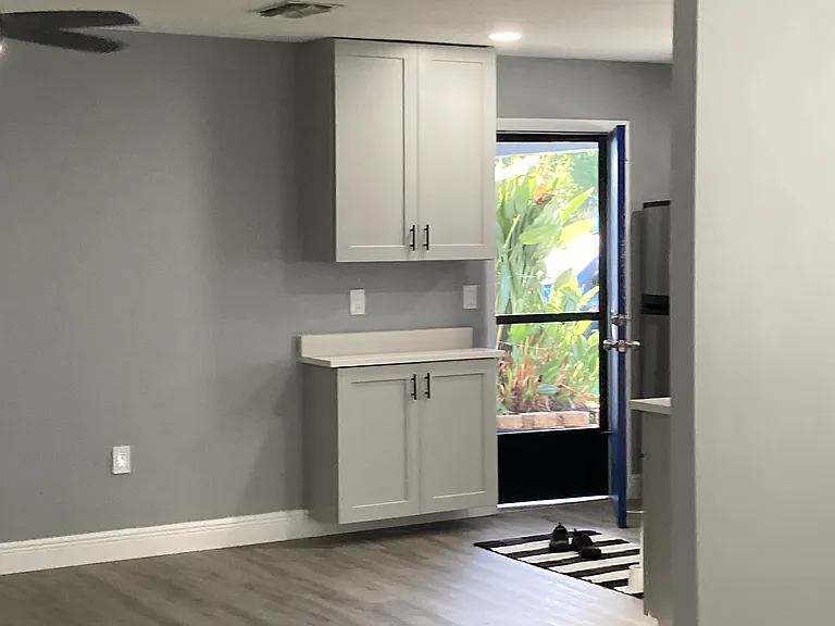 carport entrance / kitchen door