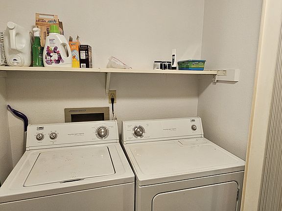 In-unit washer and dryer