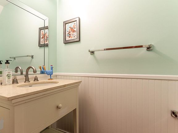 Half-bath on main level.
