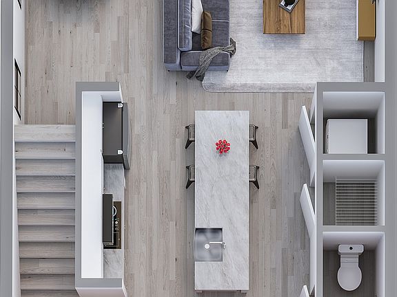 2 Bedroom Unit Second Floor