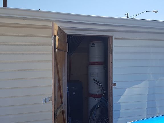 Shed on the north side