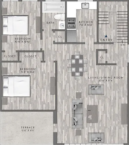 Floor plan B3