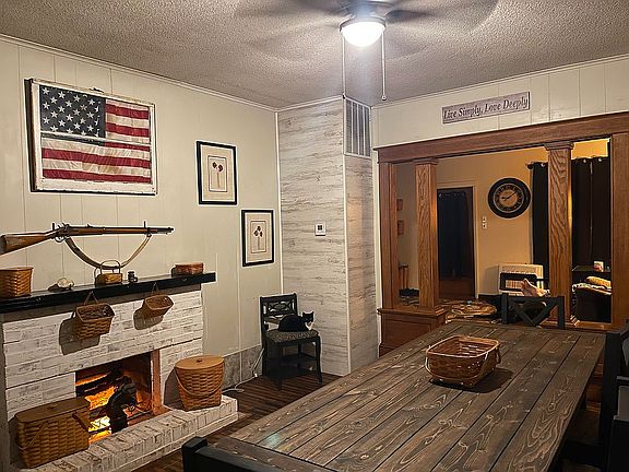 Dining room fireplace 