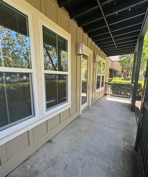 Private outdoor porch.