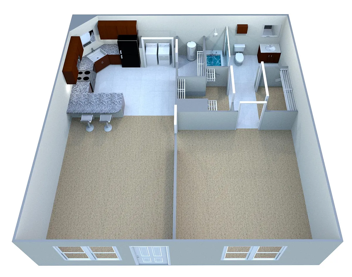 Floor plan Custom Deluxe III- Phase2