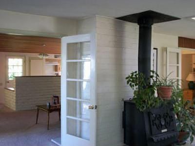 Wood Stove and Great Room