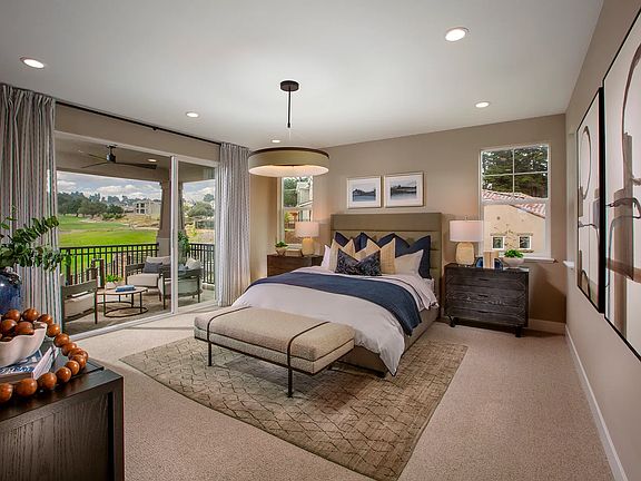 Plan 4 Model Home Primary Bedroom