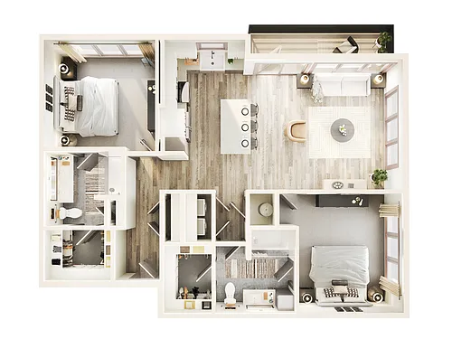 Floor plan B3