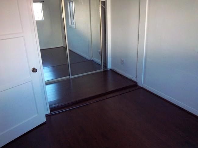 Rear bedroom with closet