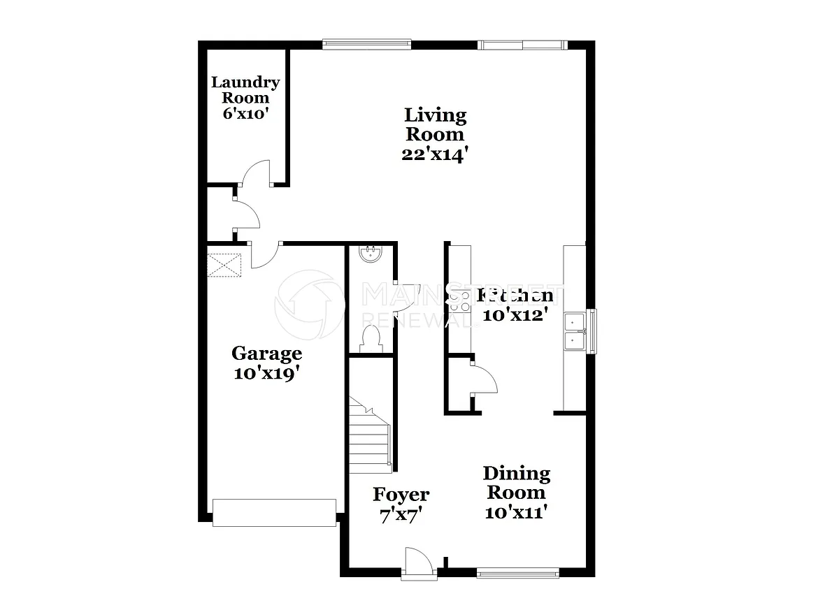 Floor Plan - 3509 Charterhall Ln