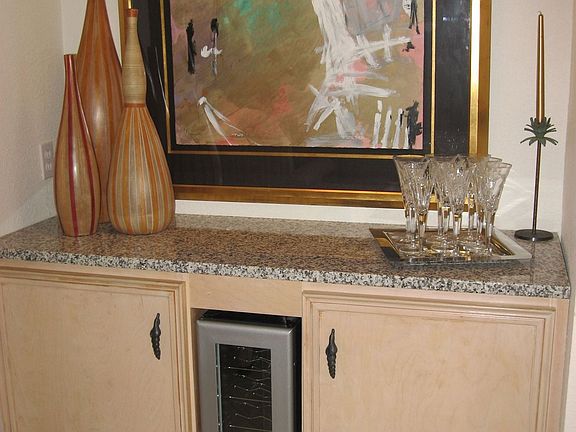 Custom Built In Bar