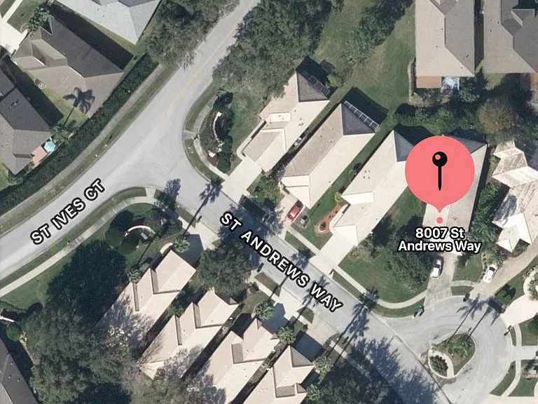 Cul-de-sac lot across the street from entrance to clubhouse, fitness center & community pool