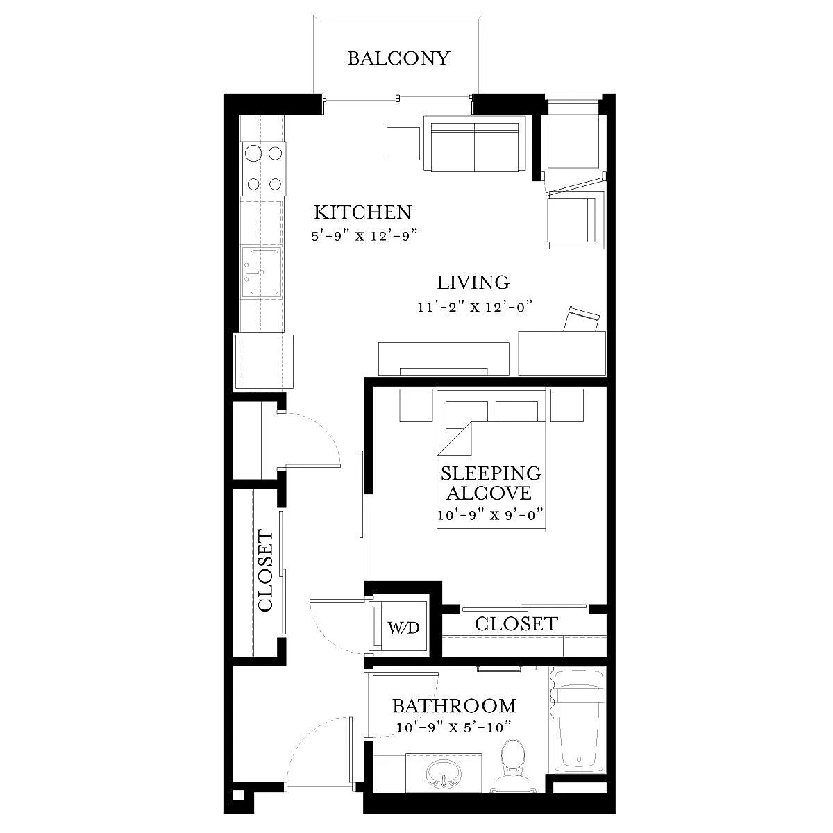 Floor plan The Crab Tree