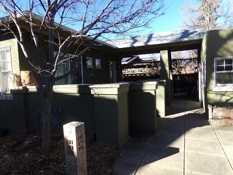 Rear patio