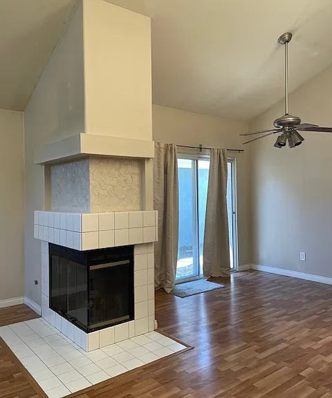 Fireplace and Dining