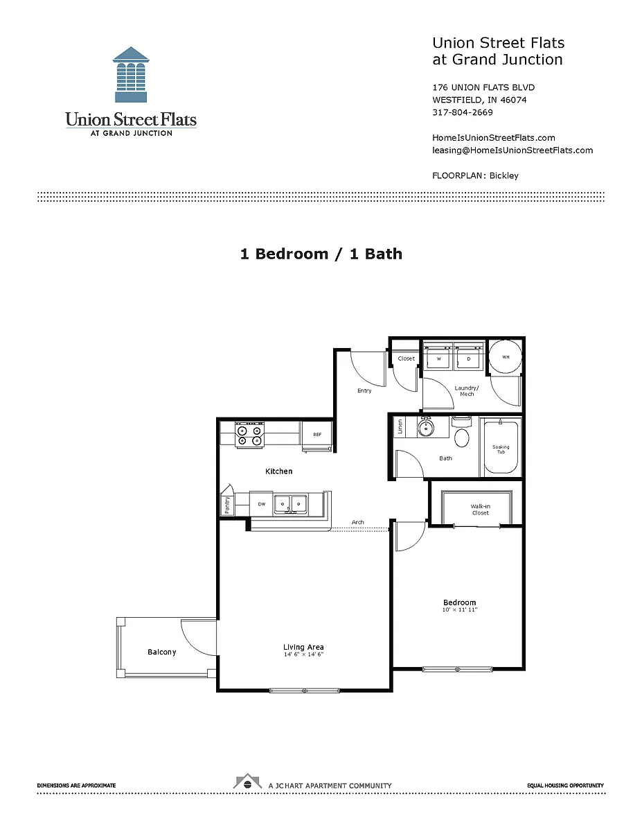 Floor plan Bickley U5 1.1