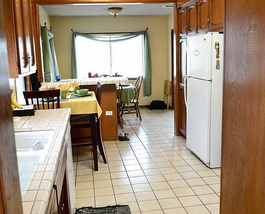 Kitchen view form Laudry are