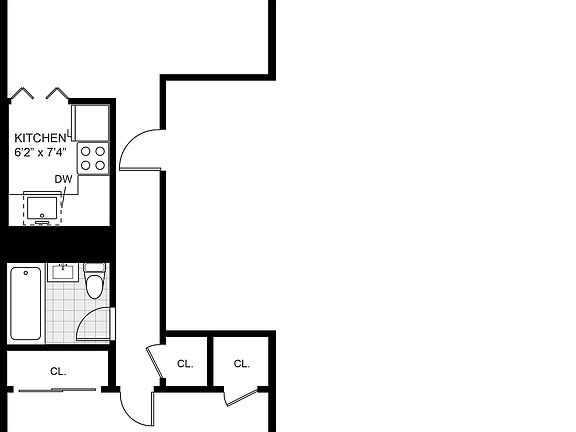 2nd image of 117 W 87th St APT 2
