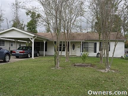 Front yard and carport