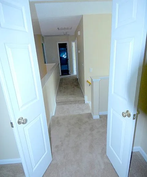 View from the French doors of Master BR