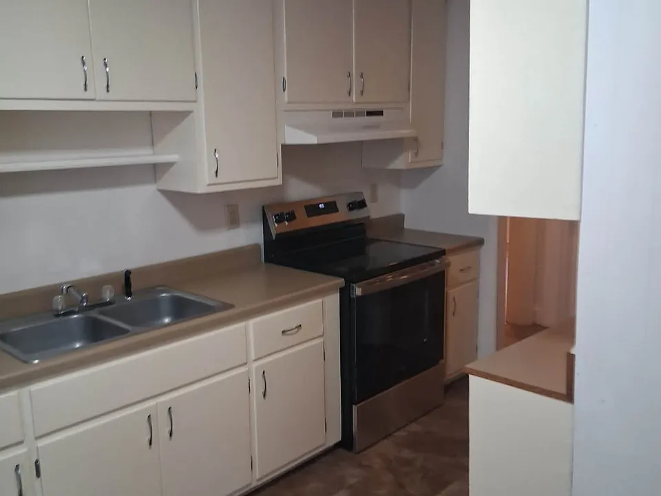kitchen with new stove