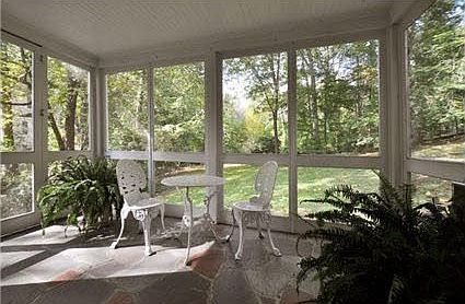 Overlooks the private park-like backyard