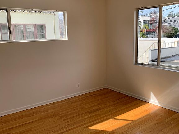 Well-lit bedroom