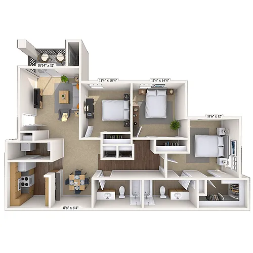 Floor plan 32B