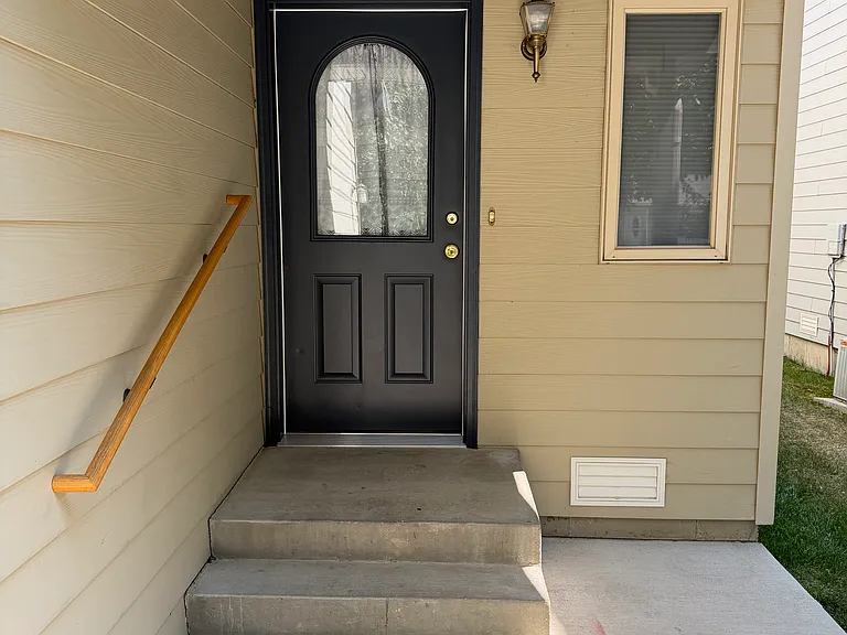 Front door.