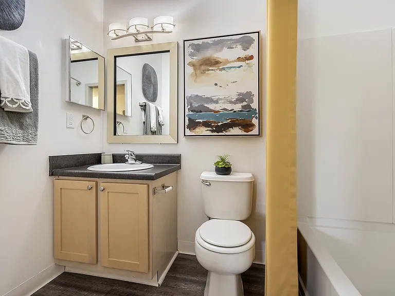 Step into a beautifully designed bathroom that combines style and comfort, creating a refreshing and inviting space.