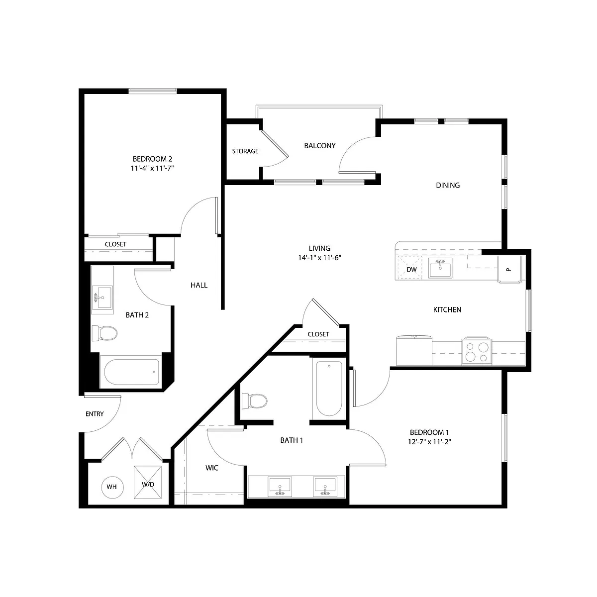 Floor plan B2