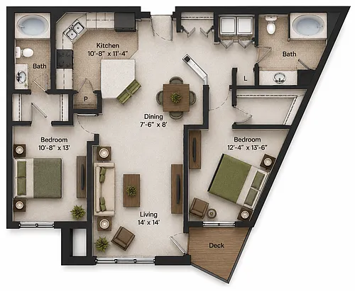 Floor plan Maple F
