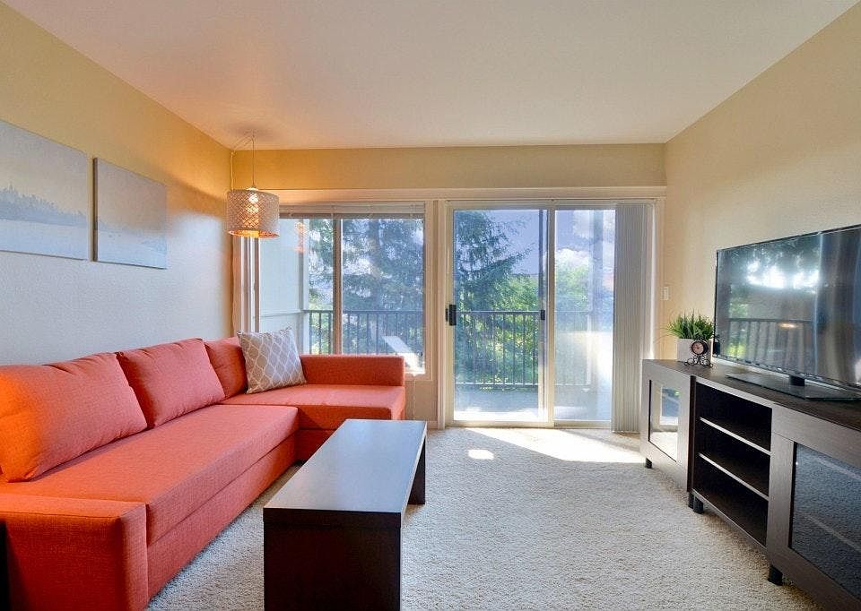 Big windows brings outside in