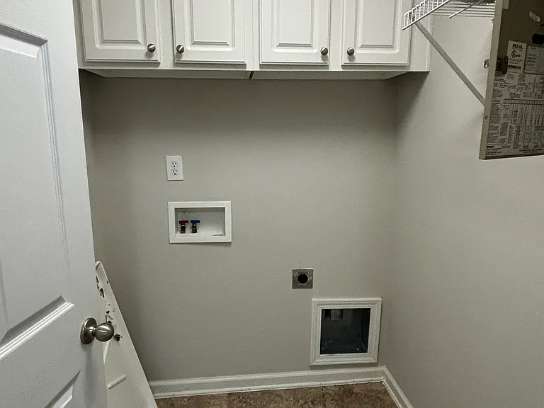 laundry room.