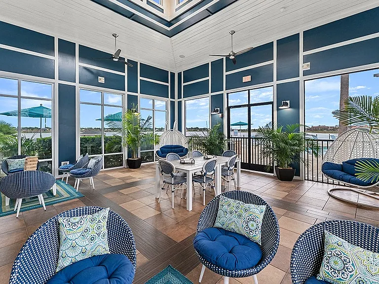 Hang out in our upscale clubhouse