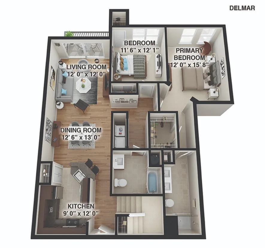 Floor plan Delmar