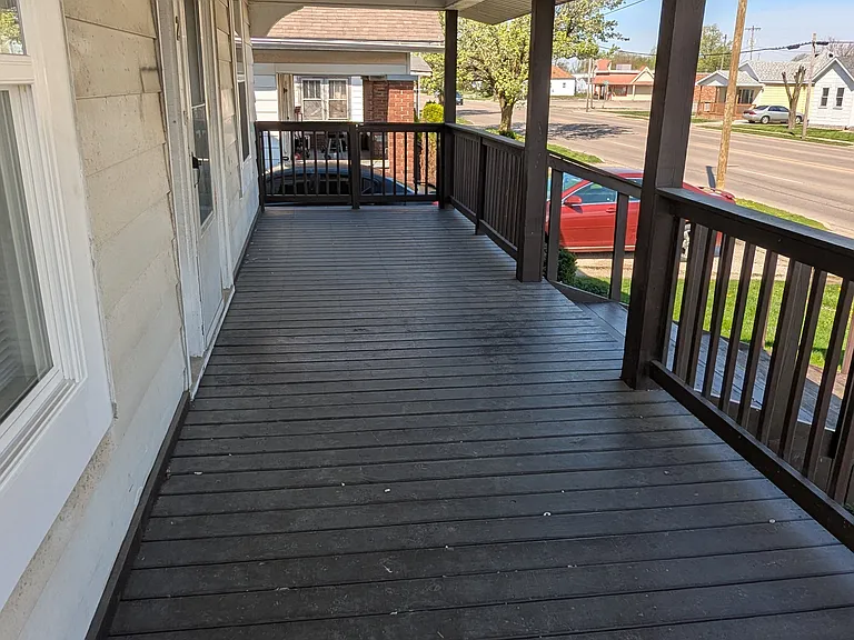Huge porch