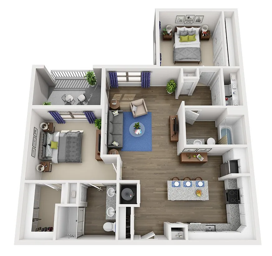 Floor plan B3